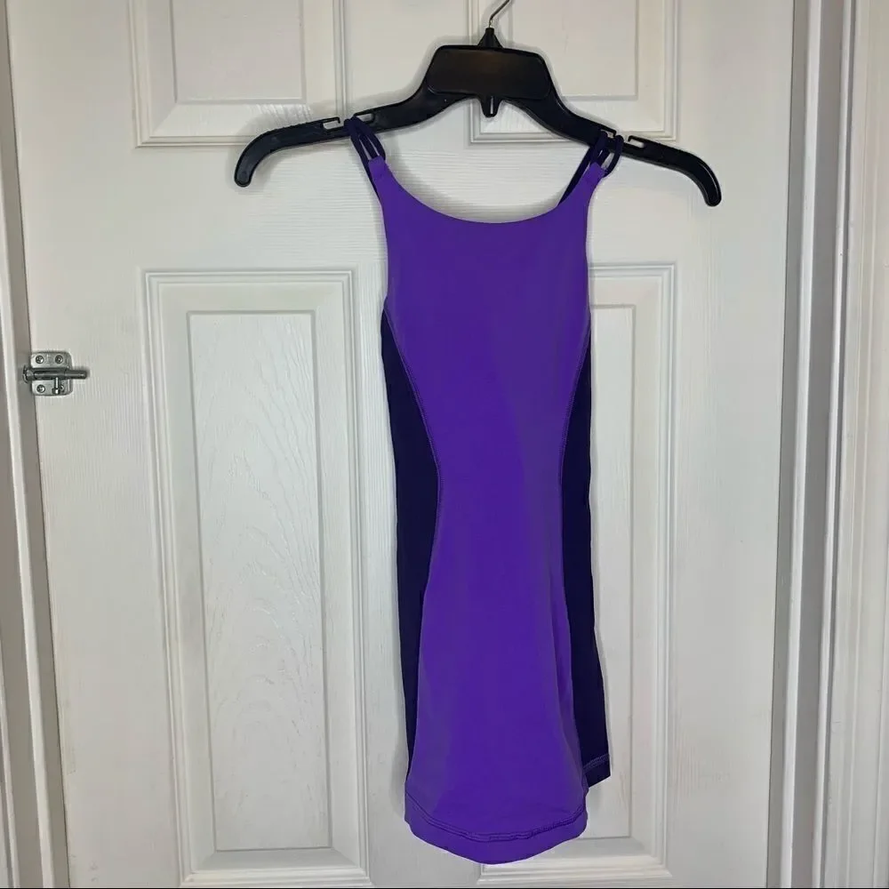Lululemon high neck tank with cross back straps